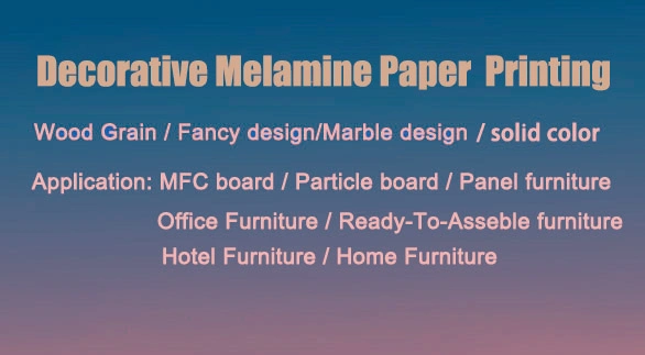 Hot Sale 70g 80g 85g 90g Hot Press Decorative Melamine Wood Grain Paper Melamine Impregnated Paper Melamine Paper