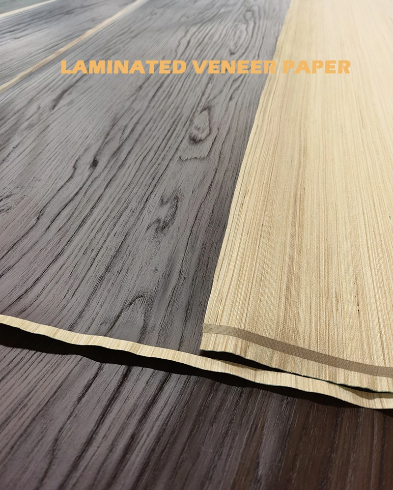 Pre Finished Laminate Venner Paper Waterproof Synchronized Melamine Faced