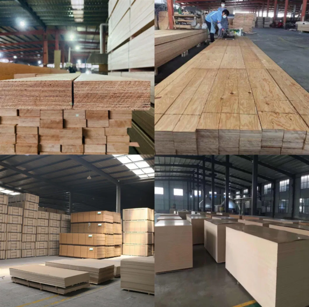 Building Materials Poplar Core Construction LVL Marine Plywood