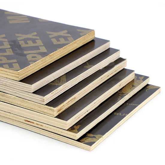 Concrete Formwork Film Faced WBP Glue 18mm Full Pine Core Shuttering Plywood