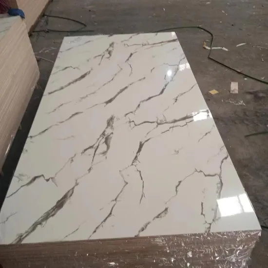 18mm, Falcata Core, High Glossy Finish Melamine Block Board 