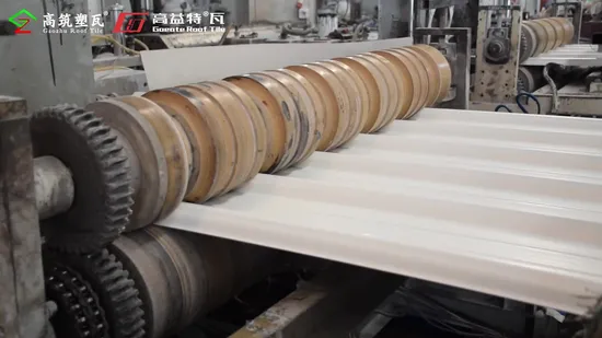 Heat Insulation Plastic Roof PVC Sheet Colombia Roofing UPVC Tiles 