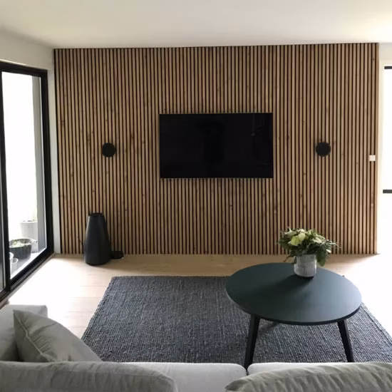 Factory Sale WPC Decorative Wall Louver Panel WPC Fluted Wall Panel