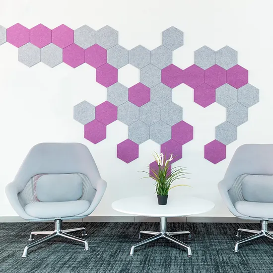12mm Pet Materials Interior Decorative Board Fabric Acoustic Panel 