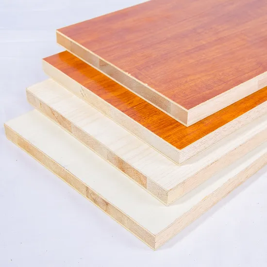 China Wholesale Melamine Block Board for Furniture Use 