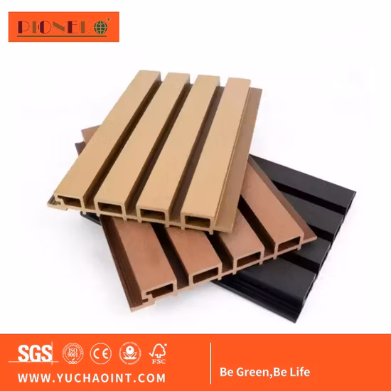 3D Decorative Bamboo Wall Panels Sound Proof PVC Interior Acoustic Wall Panel