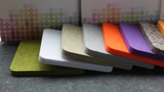 CBB35 Dark Brown Decorative Sound Absorption Materials 12MM Wall Panel 