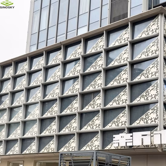 Foshan Decorative New Building Material Interior External Aluminum Acoustic Laser Cut Wall Panel