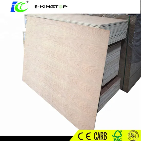 Factory Price 18mm E0 Glue Melamine Block Board/Blockboard 