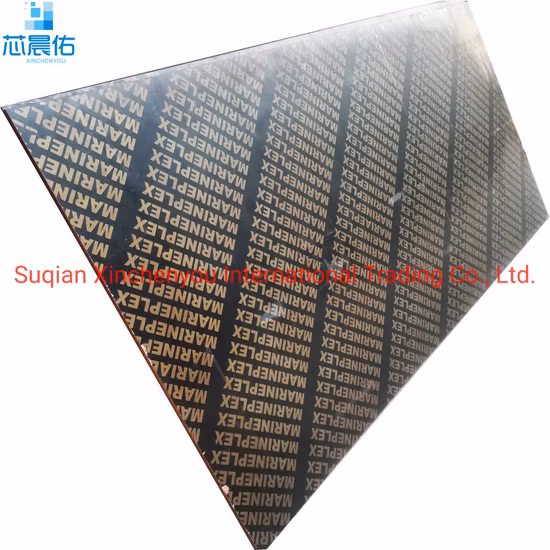 18mm Black/Brown Film Faced Plywood Building Materials Poplar Core Construction Marine Plywood
