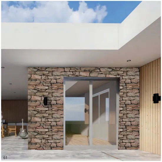 Justone Lightweight PU Stone Wall Panel Polyurethane Stone Panel 3D PU Stone Wall Board 