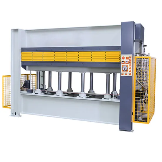 Woodworking 3 Layers 120 Tons Laminating Laminate MDF Plywood Veneer Flush Door Hydraulic Hot Press Machine 