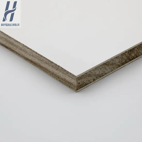 High Quality Melamine Faced Blockboard Laminated Solid Wood Board 